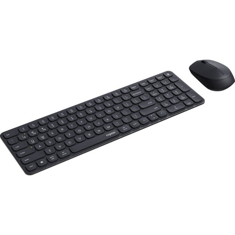 Zestaw combo Rapoo 9310m klawiatura qwerty(nl) + mysz w kolorze czarnym