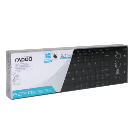 Klawiatura dotykowa Rapoo 2,4gh czarna 2710