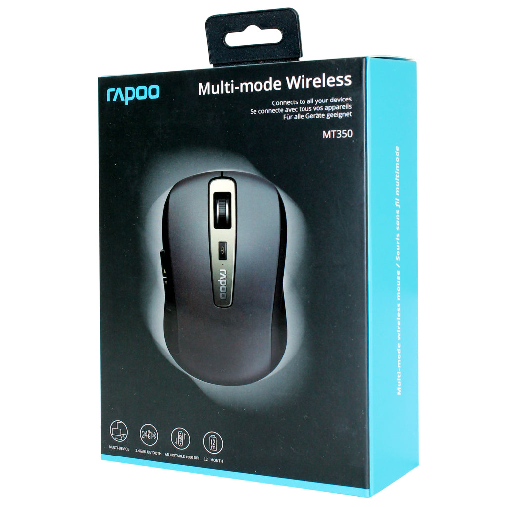 Mysz Rapoo Rapoo Mm 2,4 GHz, czarna Mt350