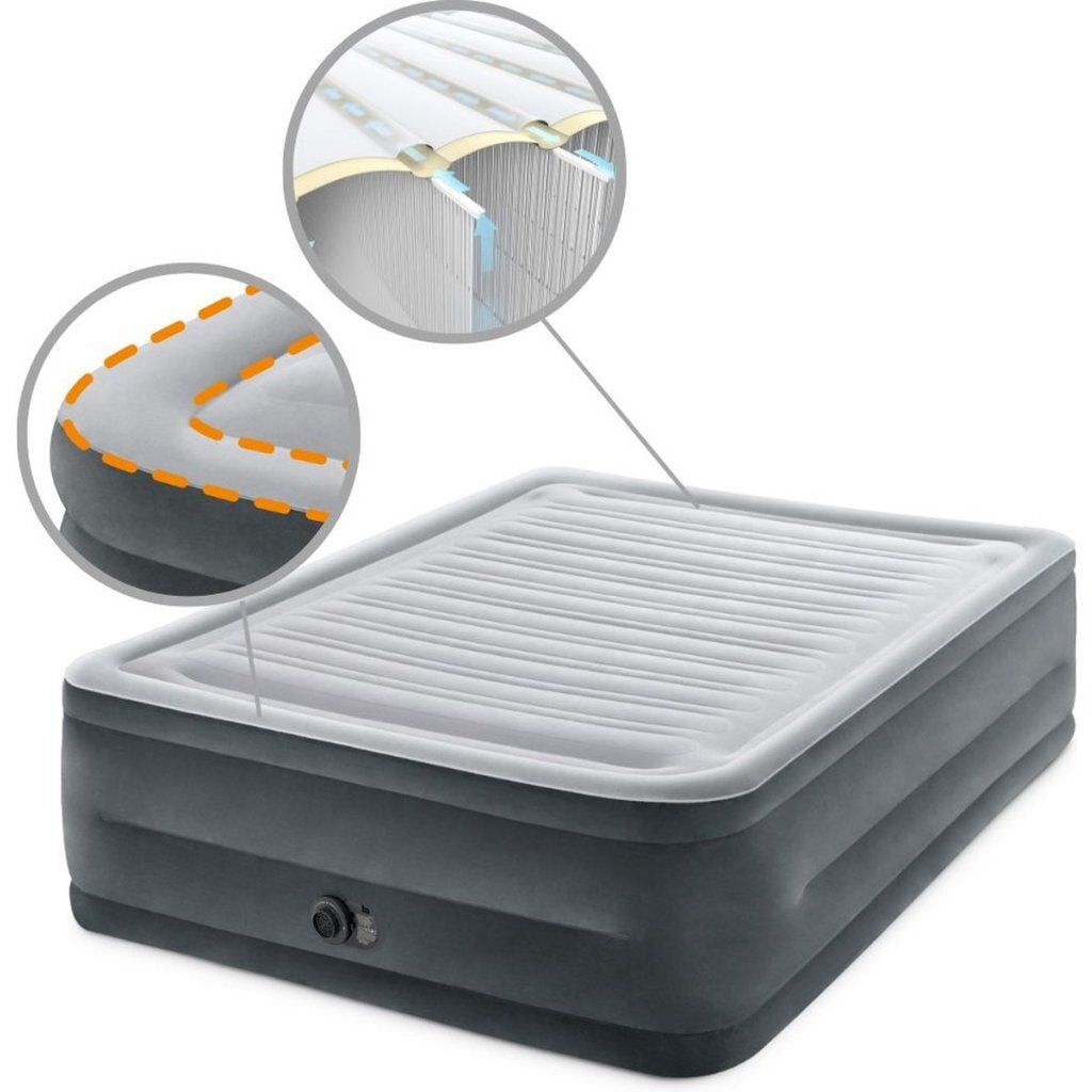 Intex Comfort Plush Extra High Air Ced - Podwójne