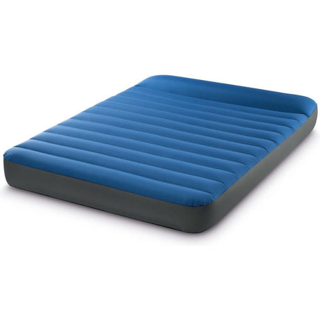 Intex 64012 Truaire Twin Dura-Beam Camping Mattress z QuickFill USB150 Air Pump 191x137x22 cm