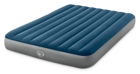 Intex 64189np Queen Dura-Beam Prestige Puchowy materac dmuchany z pompką