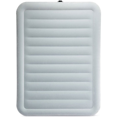 Intex 64824nd Queen Trend Premium Comfort Materac dmuchany 2-osobowy 203x152x46 cm + wbudowana pompka szary