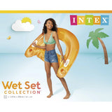 Intex 58859eu Wet Set Collection Sit 'N Float nadmuchiwana pływająca siedzisko w różnych kolorach