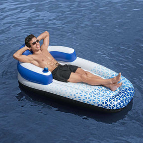 Bestway Hydro-Force Drive Bed 183x97 cm niebieski