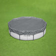 Bestway zwembadcover ø3,05 m rond polyester grijs