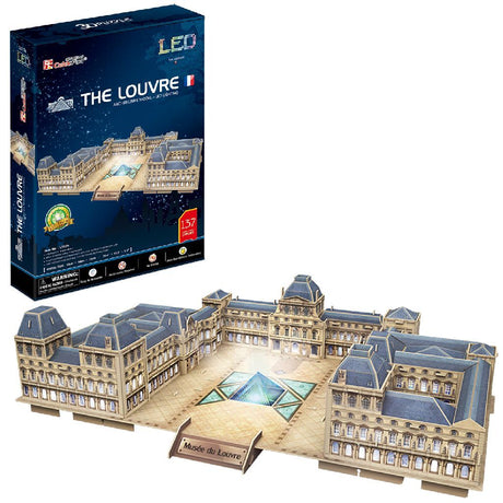 Cubic fun puzzle 3D Luwr z LED (2011414)