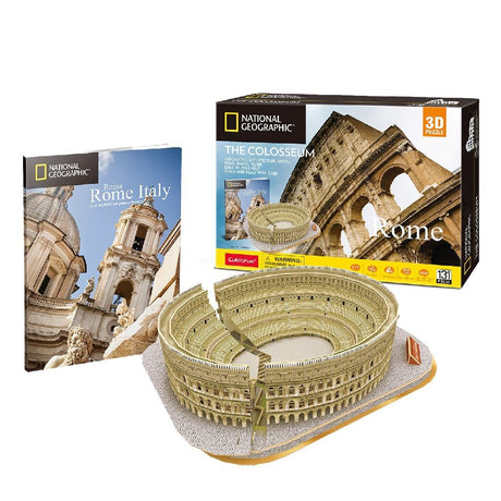 Kubiczna zabawa National Geographic - puzzle 3D - Koloseum