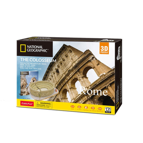 Kubiczna zabawa National Geographic - puzzle 3D - Koloseum