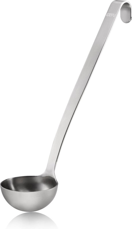 Łyżka do zupy Gefu Baseline 7 cm – stal nierdzewna – do zup, sosów i serwowania