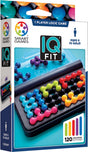 Smartgames IQ Fit - gra logiczna podróżna, łamigłówka - 120 zadań z kawałkami układanki 3D - edukacyjna gra solo dla dzieci i dorosłych - od 6 lat