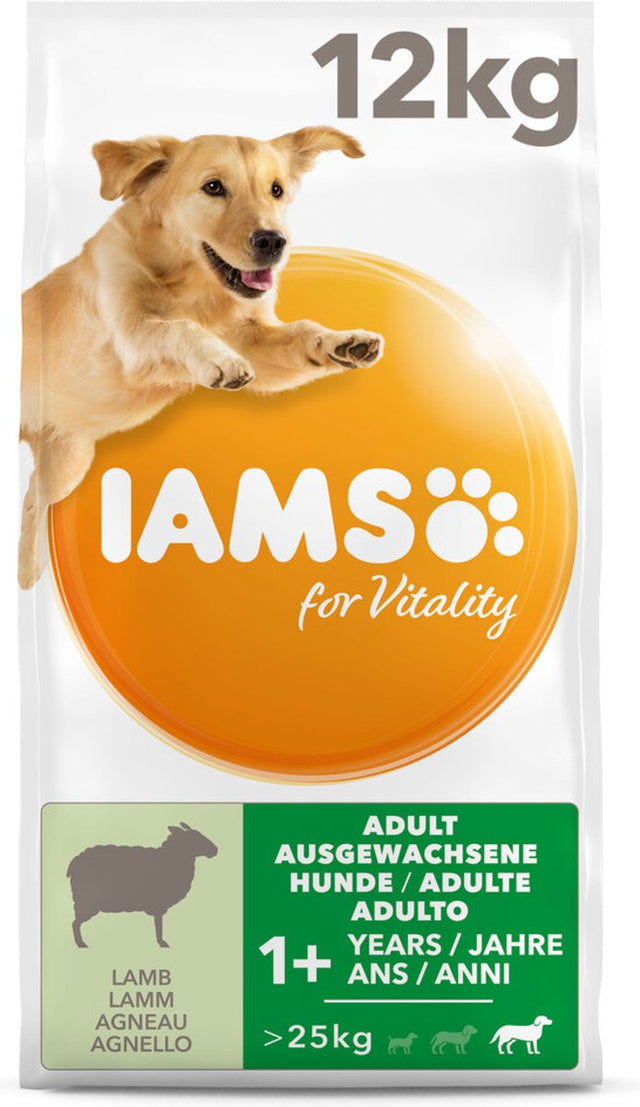 Iams dog adult large lam 12 kg