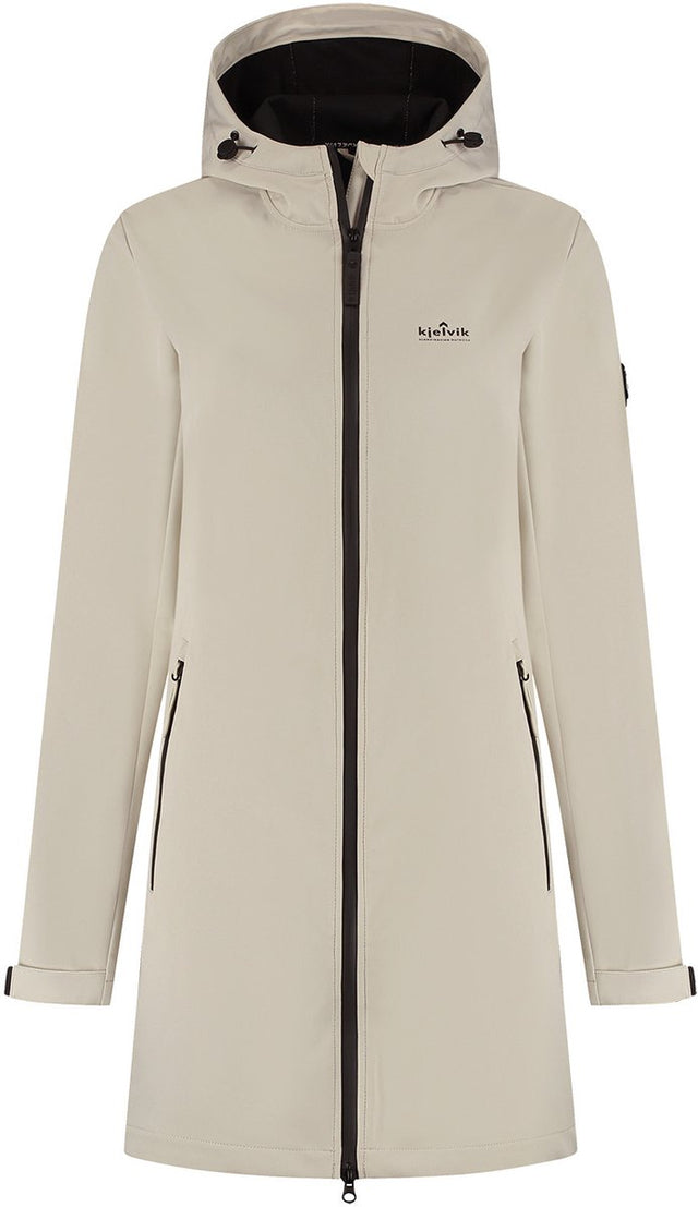 Kjelvik outdoorjas ines zand 46