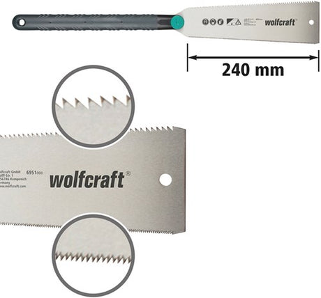 Wolfcraft - Piła japońska 240 mm - Ryoba - 6951000