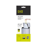 Worek na odpady Eko typ f 40-60l rolka 12 worków biały