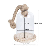 Clayre Eef 6gl2220 słoik przezroczysty 12x19 cm