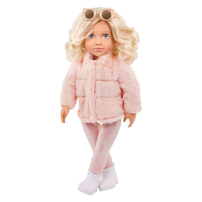 Our generation ava pop met bontjas - 46cm