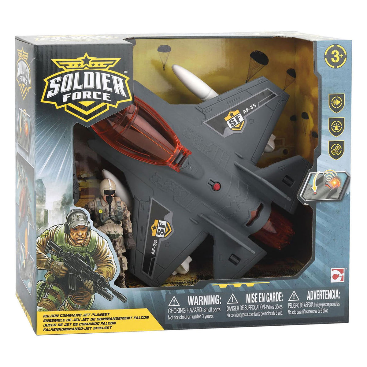 RC żołnierz wroga Air Falcon patrol myśliwiec