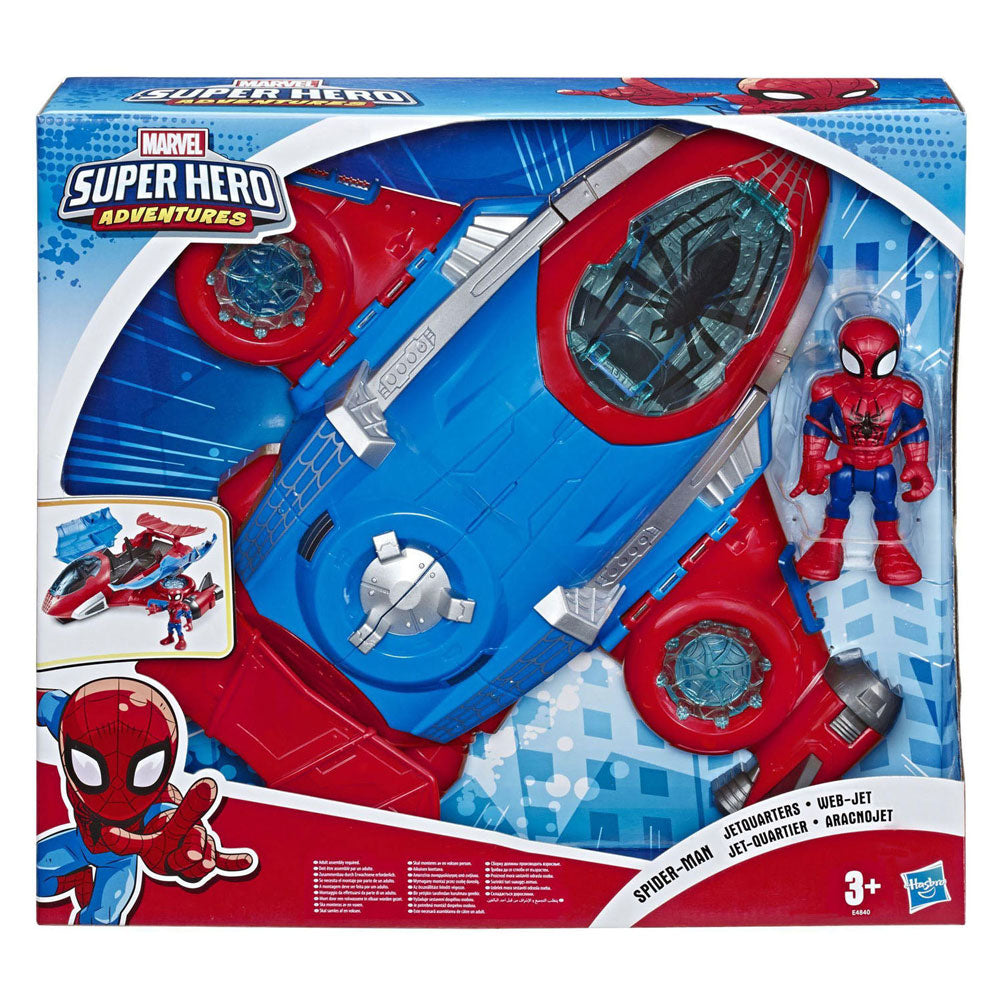 Zestaw superbohaterskich przygód Spiderman Jetquare