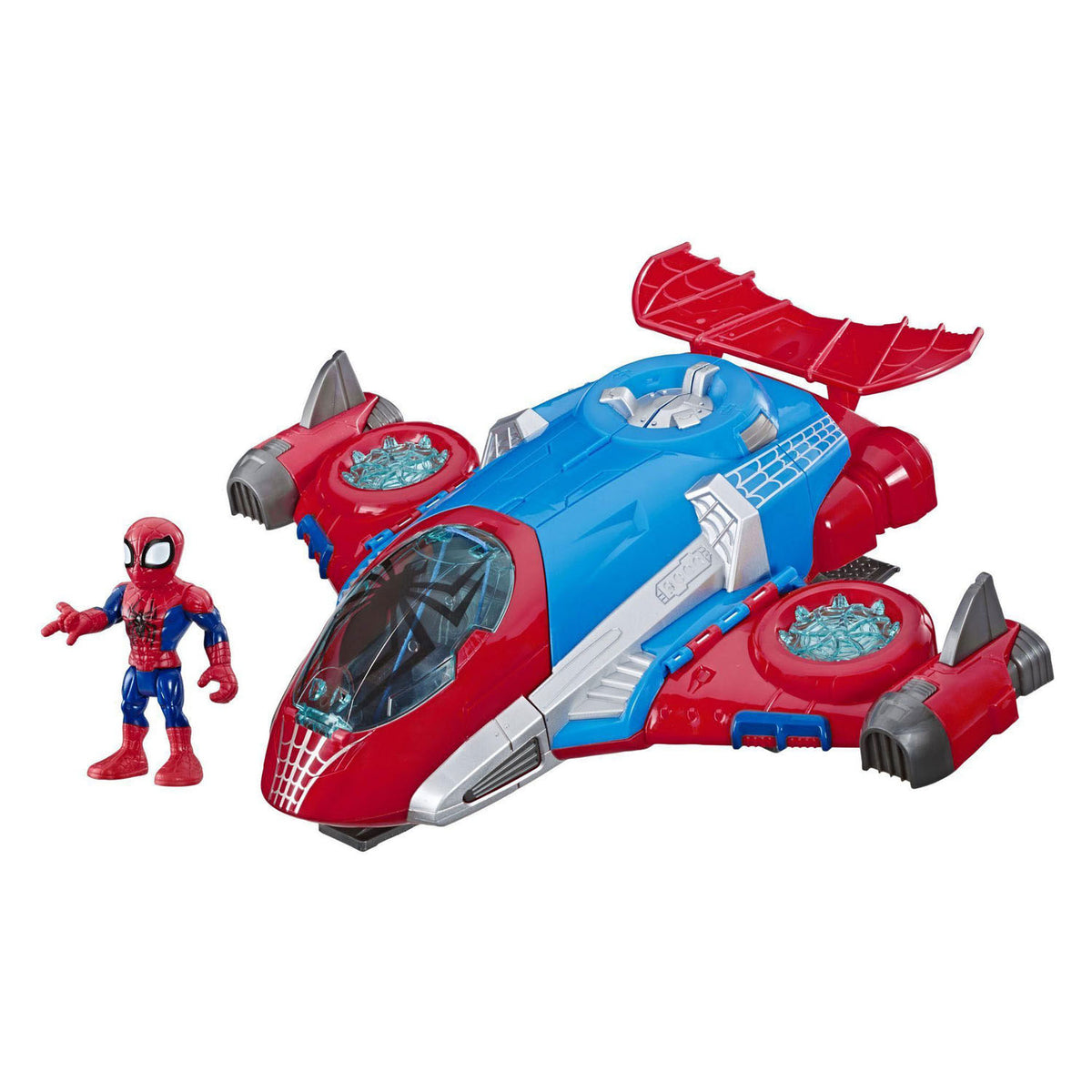 Zestaw superbohaterskich przygód Spiderman Jetquare
