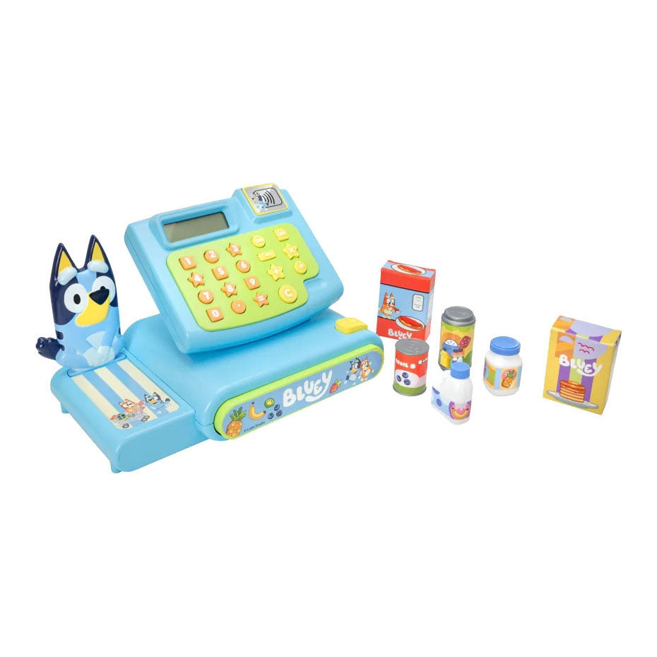 Kasa fiskalna Bluey z akcesoriami
