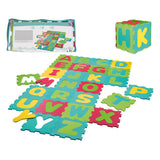 Puzzle podłogowe z pianki Eva alfabet - 26 elementów.