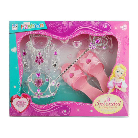 Prinsesmuiltjes met juwelen - roze