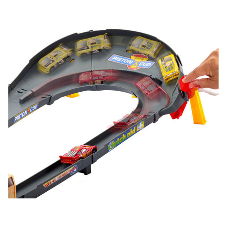Zestaw wyścigowy Disney Cars NASCAR do zmiany pasa ruchu