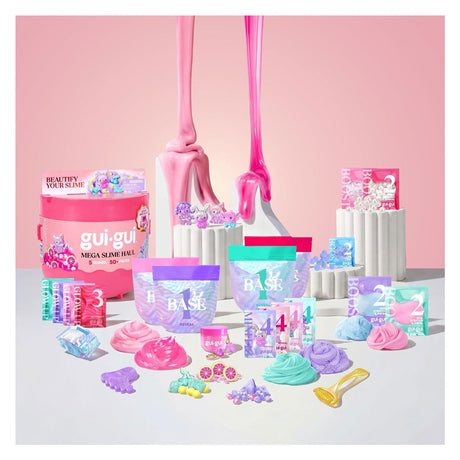 Gui gui mega slime haul - maak 5 sprankelende en geurende slimes