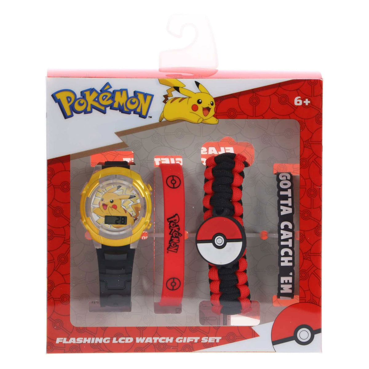 Zestaw upominkowy zegarka Accutime pokemon - 4 szt.