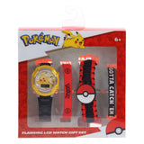 Zestaw upominkowy zegarka Accutime pokemon - 4 szt.