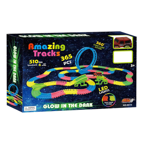 Amazing tracks flexibele racebaan met 2 auto's - 365dlg.