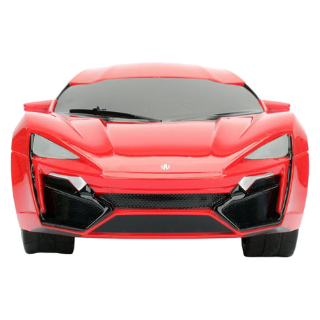Zabawki Jada - samochód zdalnie sterowany szybki wściekły lykan hypersport 1:16 - samochód zdalnie sterowany - samochód sterowany radiem