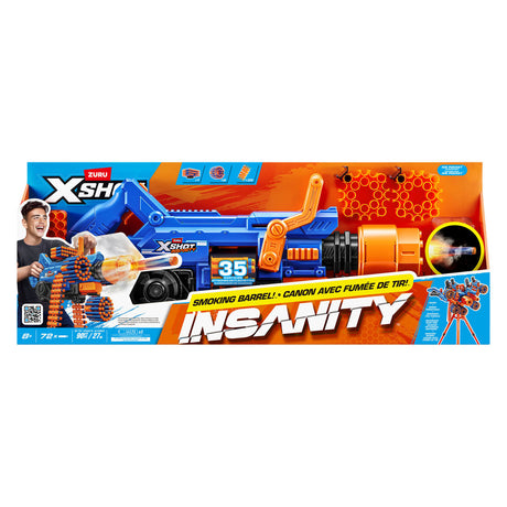Xshot zuru x-shot insanity palący beczkę - 72 rzutki