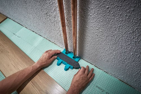 Wolfcraft - zestaw do układania laminatu - szablon konturowy - monter laminatu - kwadrat - 6976000