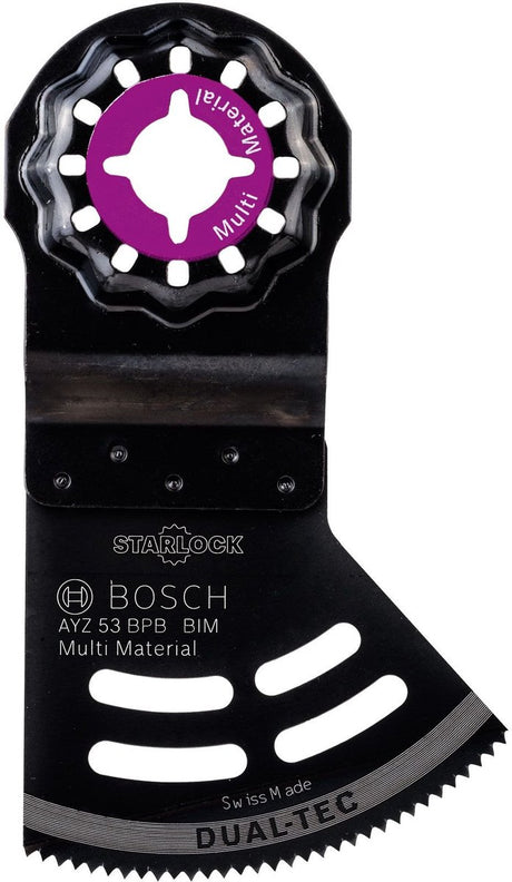 Brzeszczot do piły wgłębnej Bosch 1x bim dual-tec starlock ayz 53 bpb wielomateriałowy 40 x 53 mm - 2609256f07