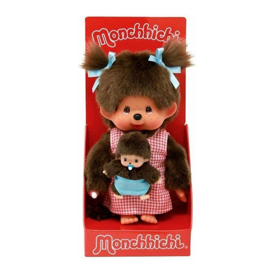 Bandai monchhichi - pluszowa mama baby