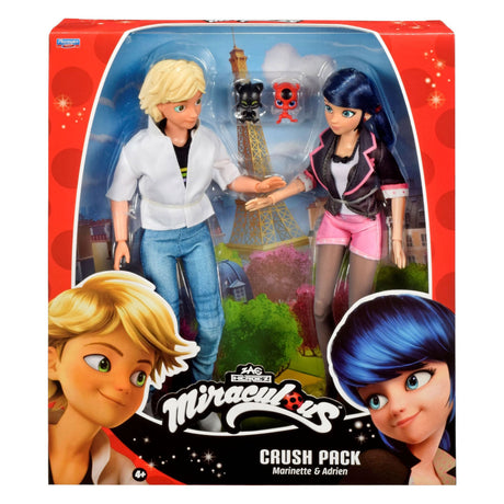 Zestaw lalek Bandai Miraculous Marinette Adrien - 26 cm
