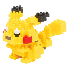 Zestaw konstrukcyjny Nanoblock Pokémon Pickachu - 130 elementów.