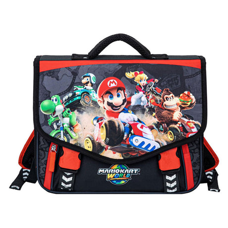 Tornister szkolny Super Mario z 2 przegrodami i przednią kieszenią