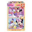 Drewniane puzzle Disney Minnie Mouse - 2x50szt.