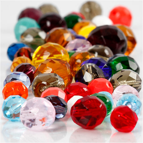 Firma Creativ https: www.cchobby.nl facet-glass-beads-size-3-15-mm-hole-size-0-5-1-5-mm-około-450-piece-różne-kolory-400-gr-1-pudełko