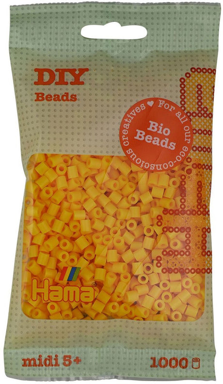 Koraliki do naprasowania Hama midi bio - żółte (003), 1000 szt.