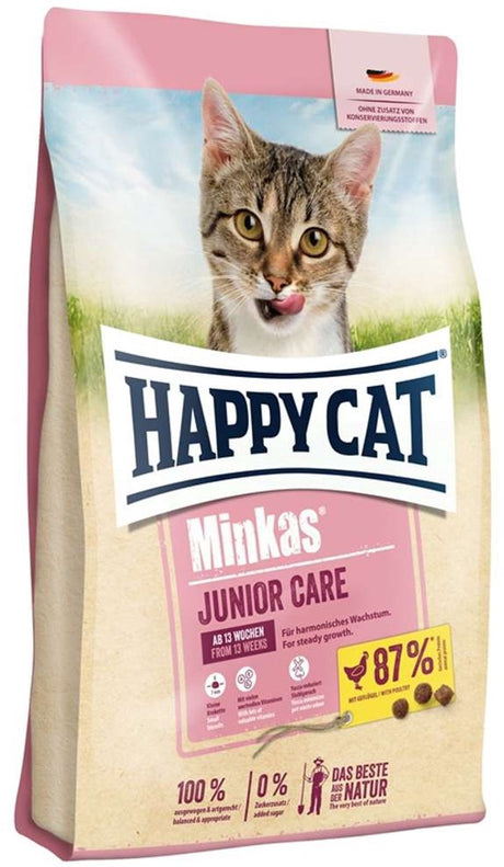 Happy cat minkas junior care drób - 10 kg