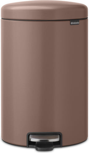 Brabantia newicon prullenbak - 20 liter - satin taupe