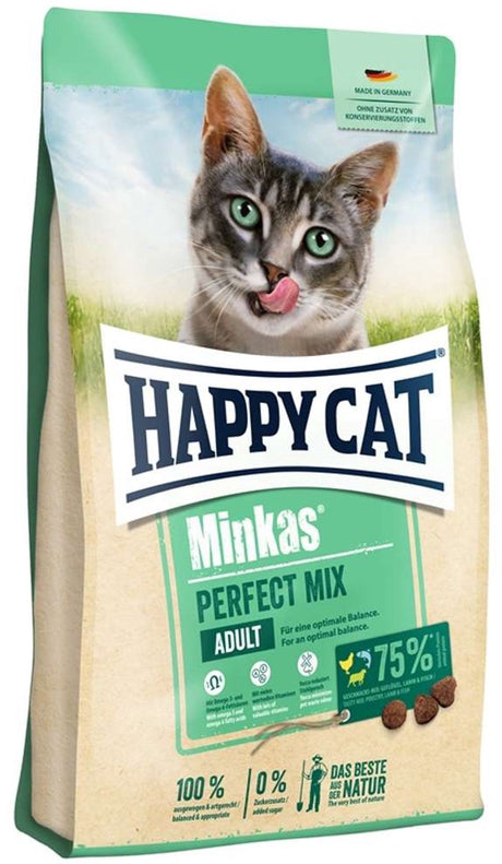 Happy cat idealna mieszanka dla dorosłych drobiu, jagnięciny - 10 kg