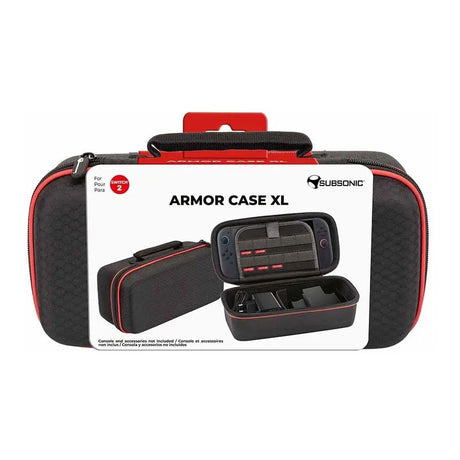 Nintendo subsonic switch 2 armor case xl zwart