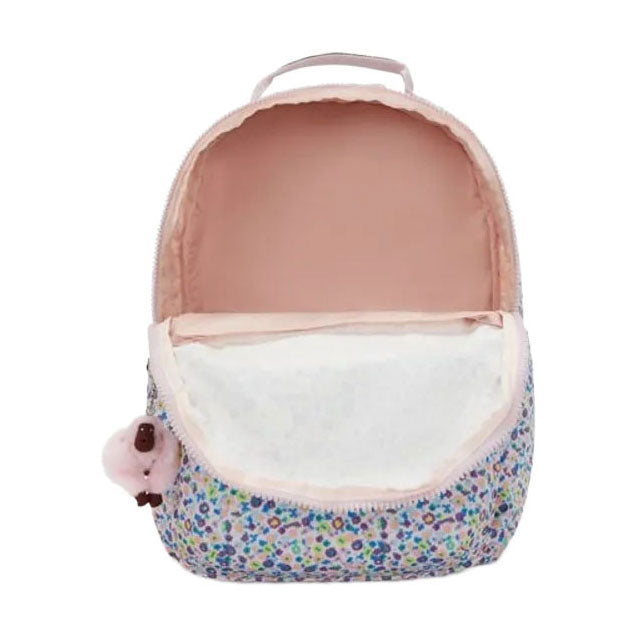 Plecak na laptopa Kipling Seoul - cyfrowy nadruk kwiatowy