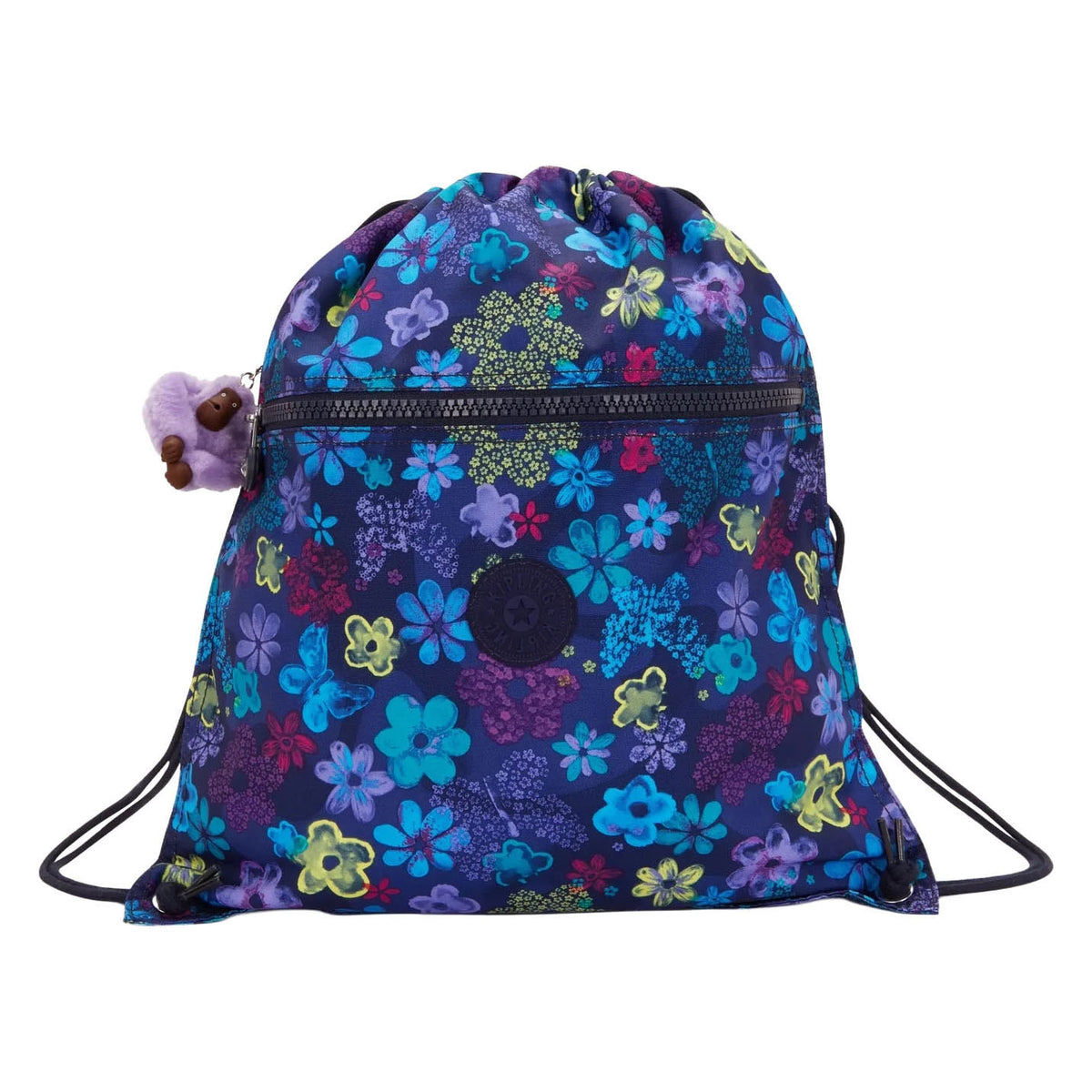 Kipling supertaboo gymtas - dark flower stamp
