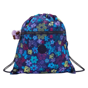 Kipling supertaboo gymtas - dark flower stamp